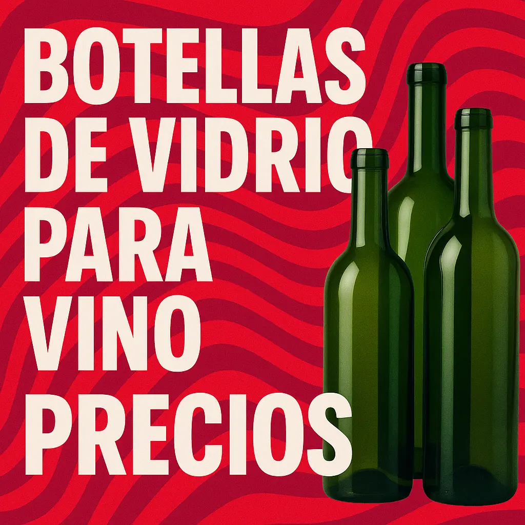 botellas de vidrio para vino precios