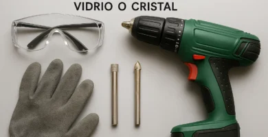 como perforar vidrio o cristal