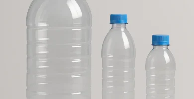 cuanto pesa una botella de plastico