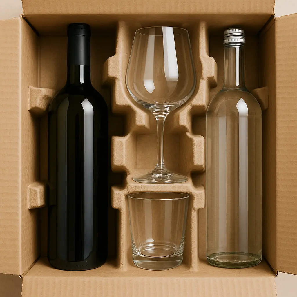 embalaje para vidrio