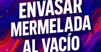 envasar mermelada al vacio
