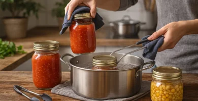 hacer el vacío en botes de cristal