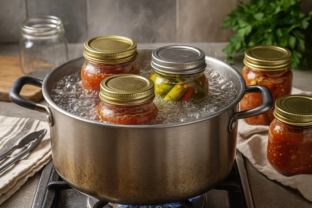 hervir botes para conservas