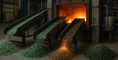 impacto ambiental del vidrio