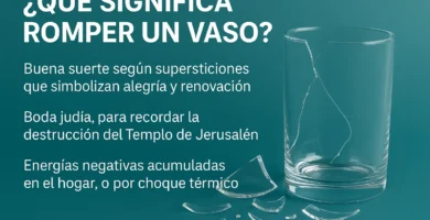 que significa romper un vaso