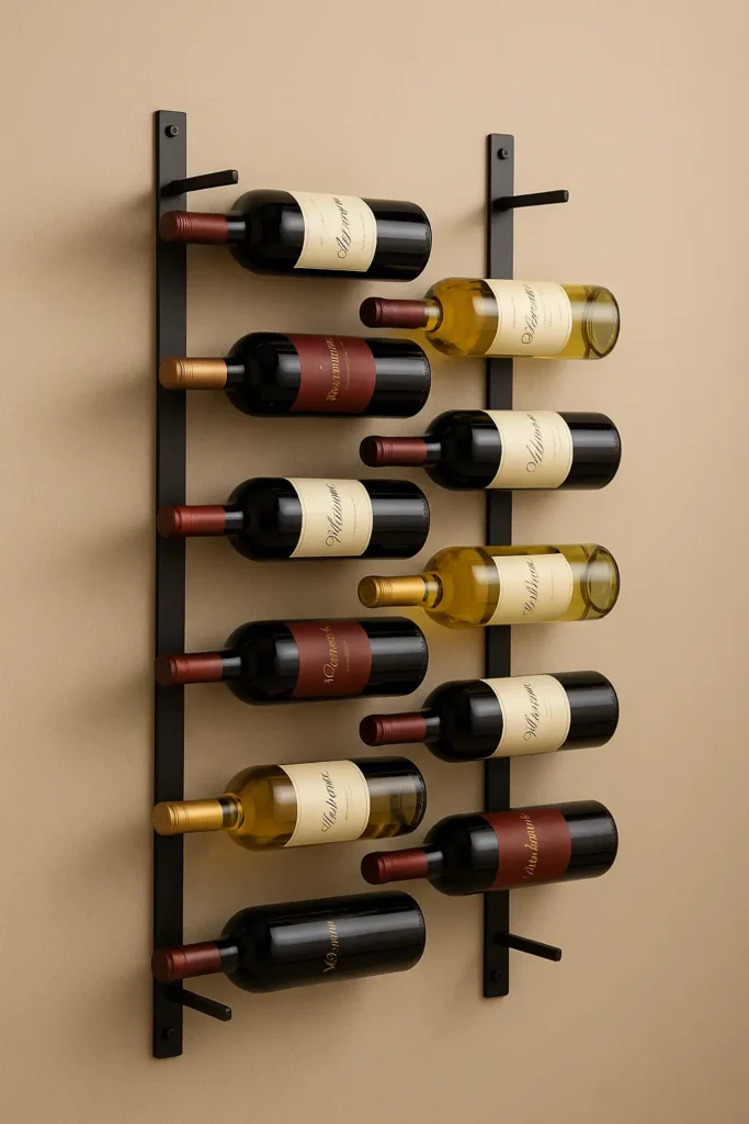 rejilla de vino para pared
