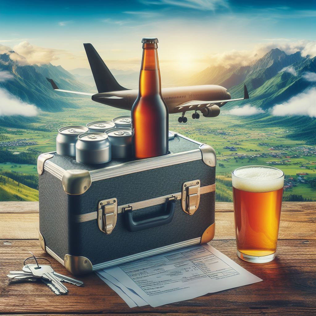 se puede llevar cerveza en el avion