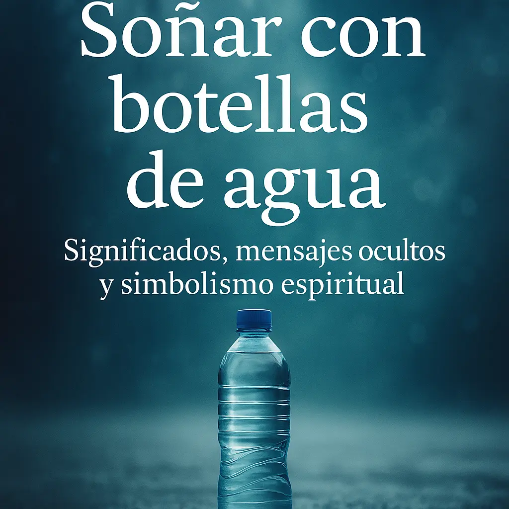 soñar con botellas de agua