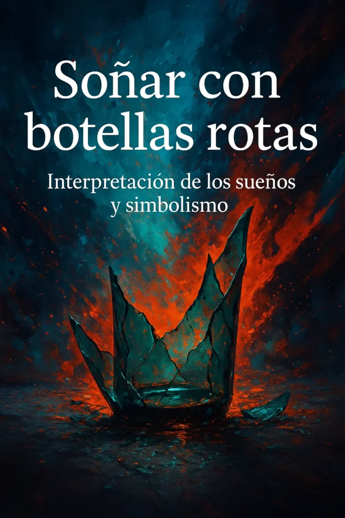soñar con botellas rotas