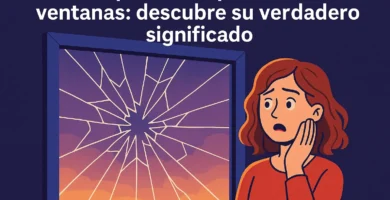 soñar que se rompen vidrios de ventanas