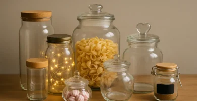 tarros de cristal decorativos