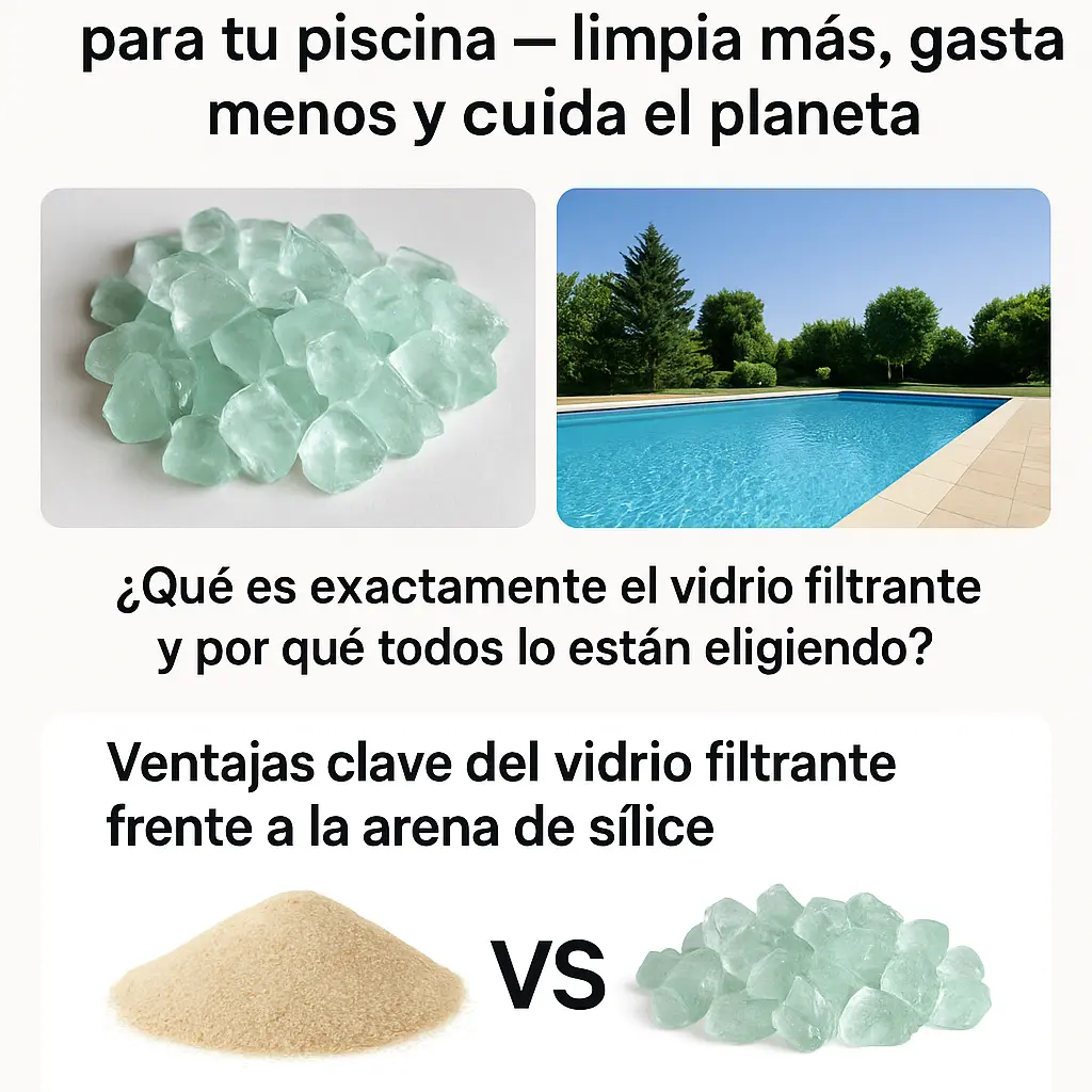 vidrio filtrante